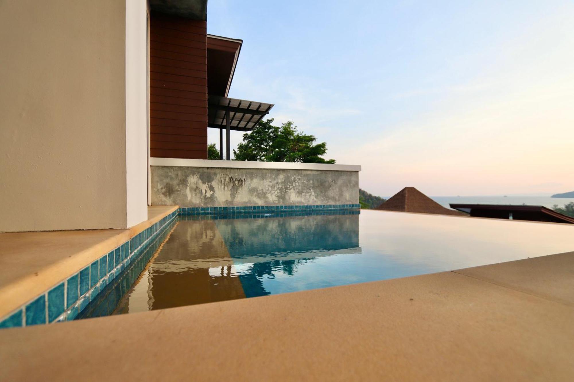 207 Ao Nang, Private Sew View Pool Villa Esterno foto
