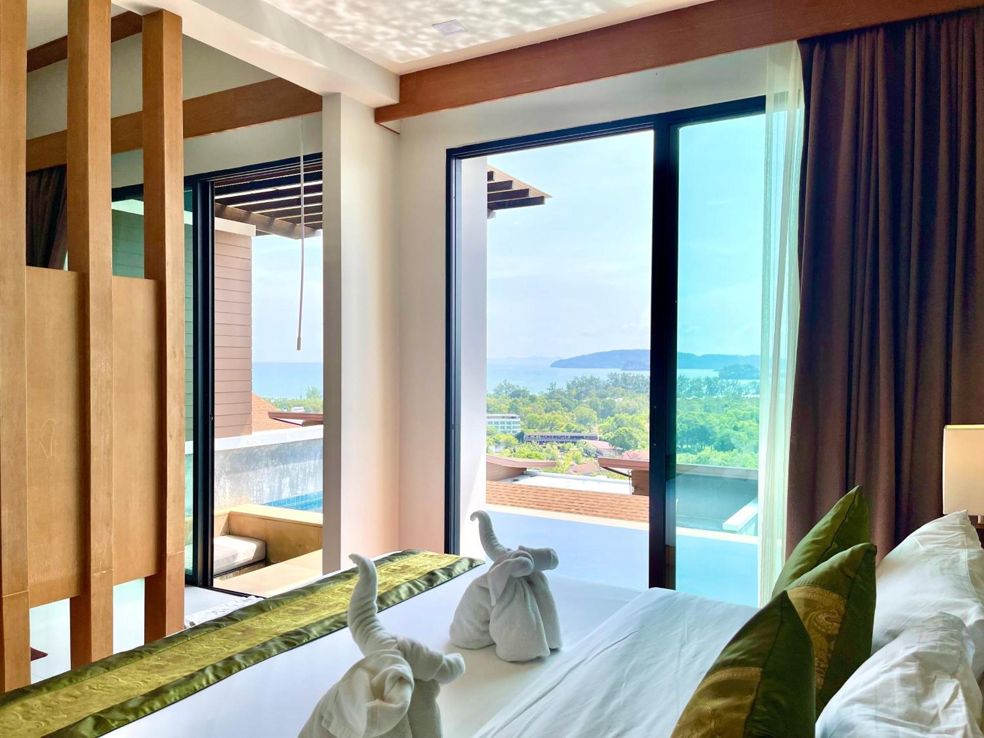 207 Ao Nang, Private Sew View Pool Villa Esterno foto